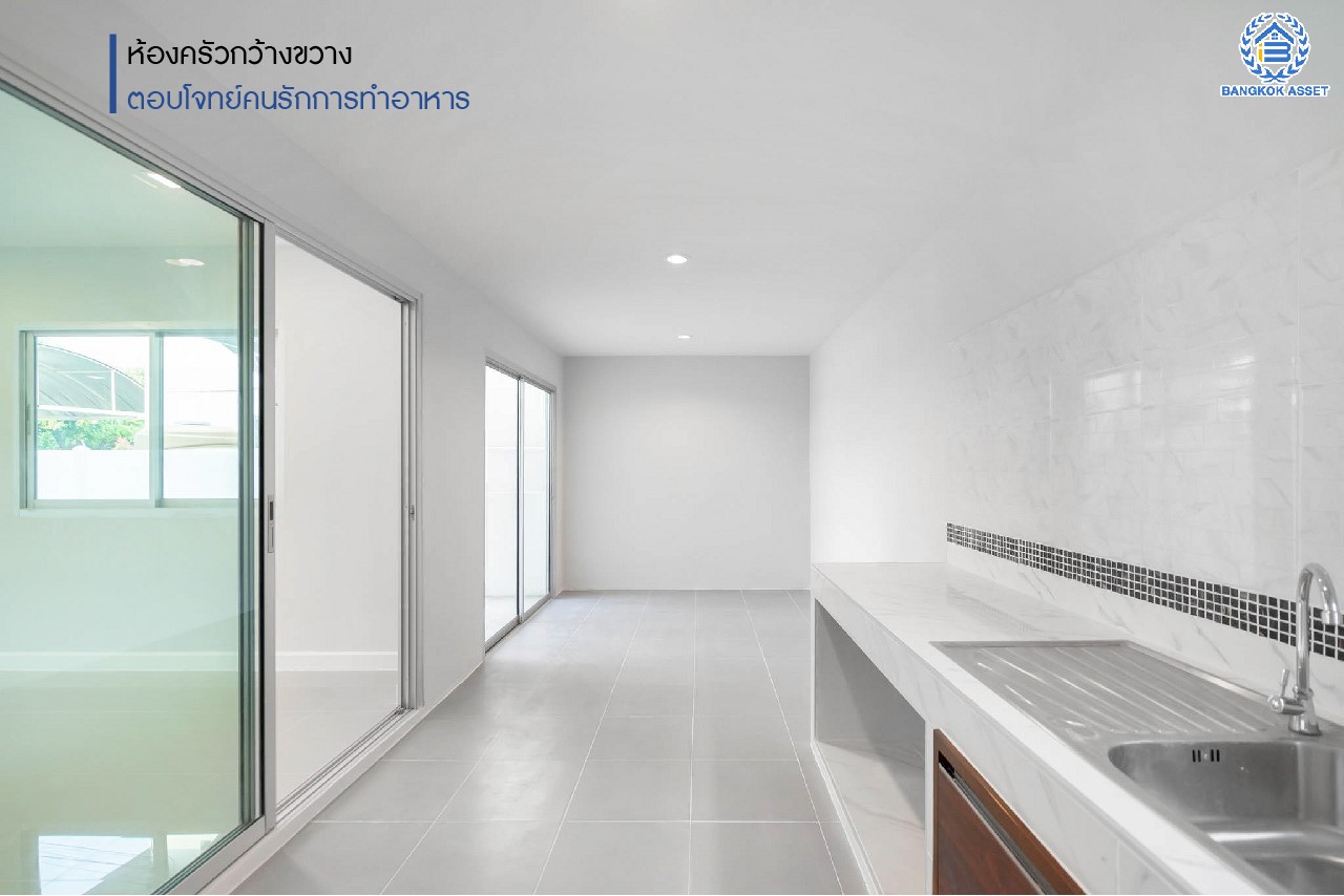 บ้านมือสองตกแต่งใหม่ ม.ศุภาลัยวิลล์ วงแหวน-รัตนาธิเบศร์ เนื้อที่ 51.1 ตร.ว. ฟังก์ชันจัดเต็ม 4 ห้องนอน 2 ห้องน้ำ 2 ที่จอดรถ Master Bedroom พร้อม Walk- in Closet ตอบโจทย์ทุกการเข้าอยู่ บนทำเลเดินทางสะดวก ใกล้ ถ.กาญจนาภิเษก เซ็นทรัลเวสต์เกต และรถไฟฟ้า "สถานีคลองบางไผ่